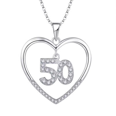 YASVITTI Custom Fashion 925 Sterling Silver Heart Necklace No 50 и 30 Подвесная ожерелье оптом