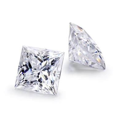 Принцесса Снимок Loose GRA Moissanite Алмаз D VVS1 Квадратная форма Moissanite