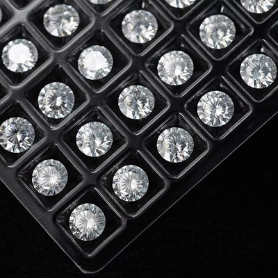 5mm-20mm VVS1 Белый круглый с отрезкой на ломкости Мойсанитовый камень