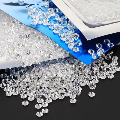1000 шт/пакет 5А Melee White CZ Stone Loose Cubic Zirconia для женских ювелирных изделий Moissanite