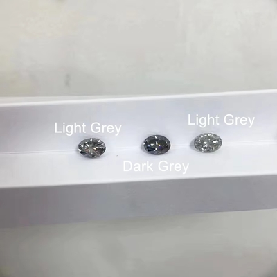 Оптовая торговля 0,5ct 1ct 2ct Серой Моссинат бриллиант Драгоценный камень Серой цвет Овальный груша Срез свободные натуральные моссаниты обручальные кольца