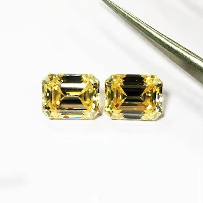 GRA Розовый Мосанит Gem Radiant Cut VVS Loose Emerald Moissanite Бриллиантовый принцесса резка мосанит кольцо розовый мосанит