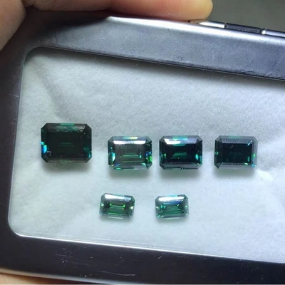 GRA Розовый Мосанит Gem Radiant Cut VVS Loose Emerald Moissanite Бриллиантовый принцесса резка мосанит кольцо розовый мосанит