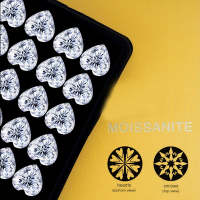 Оптовая продажа моссанита Pass Diamond Test GRA Stones D Color Round Shape Diamond Loose Moissanite Moissanite обручальные серьги из моссанита