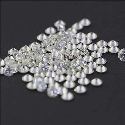 Драгоценный камень форма овальная 2-10ct Белый круглый резкий свободный мойсанит для обручальных колец