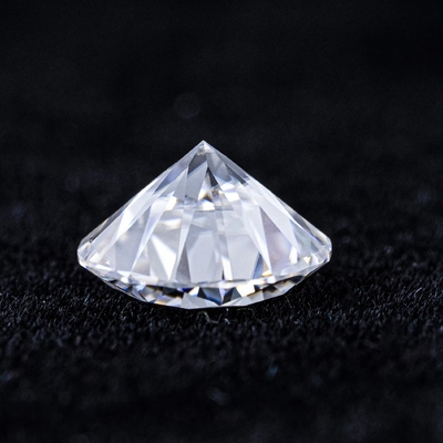 Драгоценный камень форма овальная 2-10ct Белый круглый резкий свободный мойсанит для обручальных колец