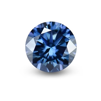 Gem Best Round Cut Dark Green Loose Mossanite Stone For Women's Wedding Bands Оптические спецэффекты Цветовая игра или огонь