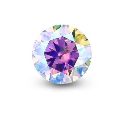 Gem Best Round Cut Dark Green Loose Mossanite Stone For Women's Wedding Bands Оптические спецэффекты Цветовая игра или огонь