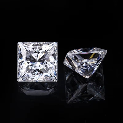 Принцесса Снимок Loose GRA Moissanite Алмаз D VVS1 Квадратная форма Moissanite
