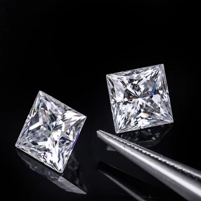 Принцесса Снимок Loose GRA Moissanite Алмаз D VVS1 Квадратная форма Moissanite