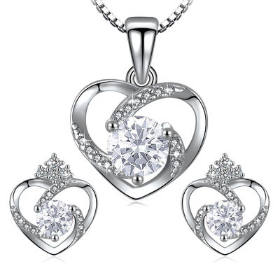 Наборы ювелирных изделий 0.14oz 19X15MM для женщин покрыли Bridal набор украшений