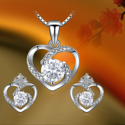 Наборы ювелирных изделий 0.14oz 19X15MM для женщин покрыли Bridal набор украшений