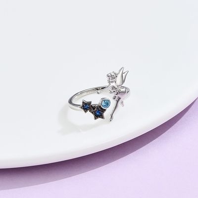 SGS кольца Nicke кольца ангела 0.08oz 21.1mm стерлинговый серебряный свободный открытый серебряный