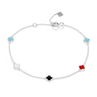 SGS браслета Zirconia кабеля русалки браслета лист 1.1g 4 18cm кубический