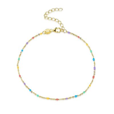 21.2cm браслет S925 Zirconia браслета радуги 0,8 граммов стерлинговый серебряный Unisex кубический