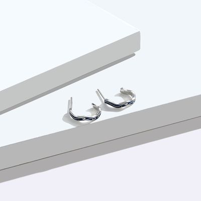 серьга звезды луны серег ювелирных изделий 0.07oz 1.4x1.2cm стерлинговая серебряная голубая ультрамодная