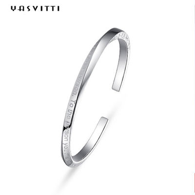0.06m 4.5g соединяют ODM браслетов Bangle браслета тумака стерлинговый серебряный