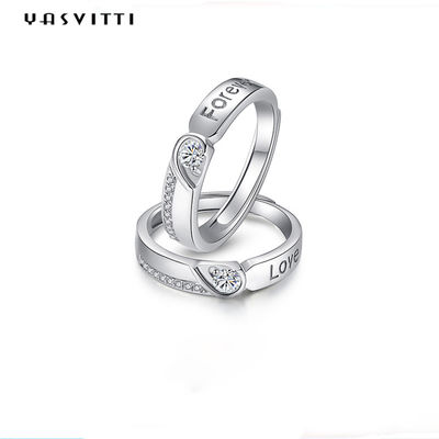 Hypoallergenic кольцо с бриллиантом 0.21cm 1.9g циркона соединяет обручальное кольцо