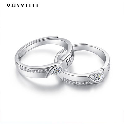 Hypoallergenic кольцо с бриллиантом 0.21cm 1.9g циркона соединяет обручальное кольцо