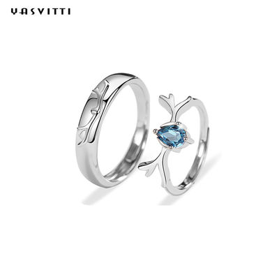 кольцо серебряного циркона колец S990 Fiancée ювелирных изделий 1.68g 4.13mm стерлинговое серебряное классическое