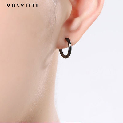 людей серег 316L ювелирных изделий 0.07oz 0.12cm серьги обруча нержавеющей стали стерлинговых серебряных