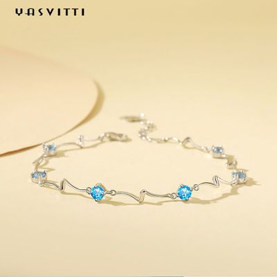 SGS браслета Bangle Fiancée браслетов ювелирных изделий 0.14oz 0.2m стерлинговый серебряный регулируемый