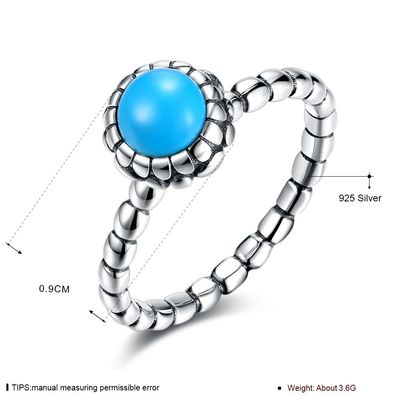 кольцо пальца свадьбы Zirconia колец 3A ювелирных изделий 3.6g 0.9cm стерлинговое серебряное кубическое