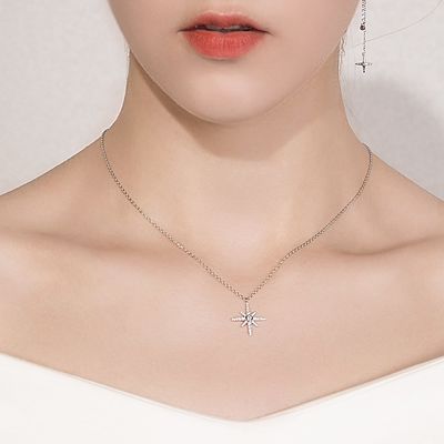 ожерелье 3x2cm стерлинговое серебряное приковывает ожерелье белого золота AAAAA CZ покрытое