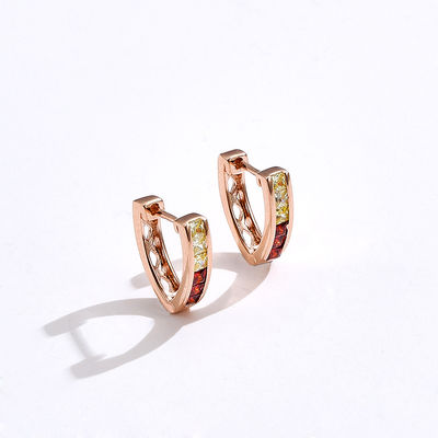 серьги ювелирных изделий обруча 1.35cm стерлинговые серебряные