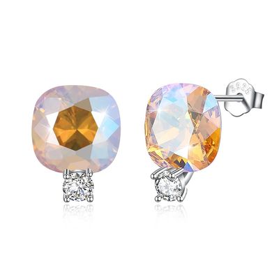 Серьги ювелирных изделий Multi цвета стерлинговые серебряные