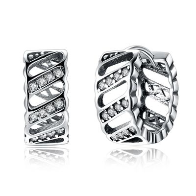 SGS серег стержня кроны серег ювелирных изделий 0.17oz 1.6cm стерлинговый серебряный Hypoallergenic