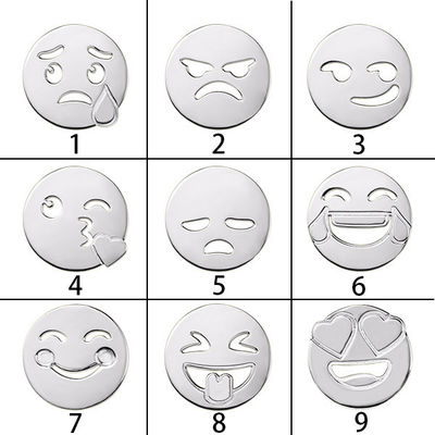 Ожерелья Emoji 2 граммов изготовленные на заказ серебряные