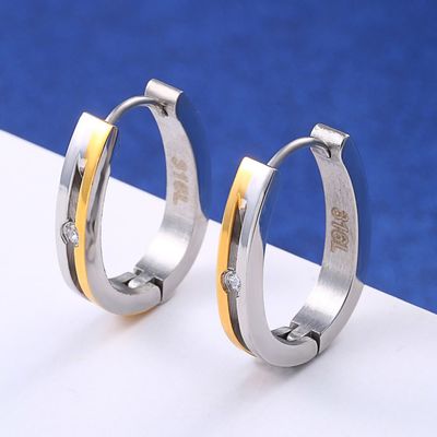 Анти- серьги обруча аллергии 6.07g изготовленные на заказ кругом объезжают небольшие серьги обруча